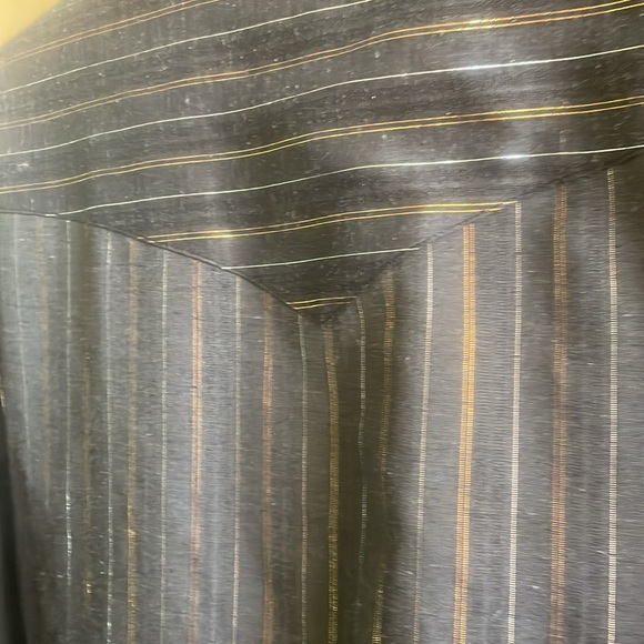 Panhandle Slim Pearl Snap Black With Gold Threading Long Sleeve Shirt Size 16-35 - Picture 6 of 14